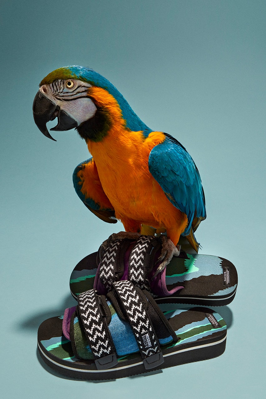 Missoni Suicoke Slides Sandals Footwear Collection Collaboration Graphics Print