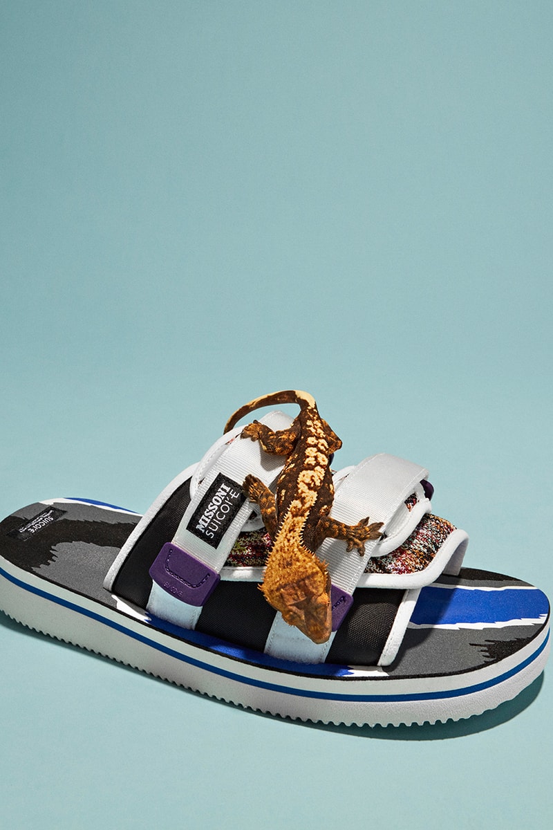 Missoni Suicoke Slides Sandals Footwear Collection Collaboration Graphics Print