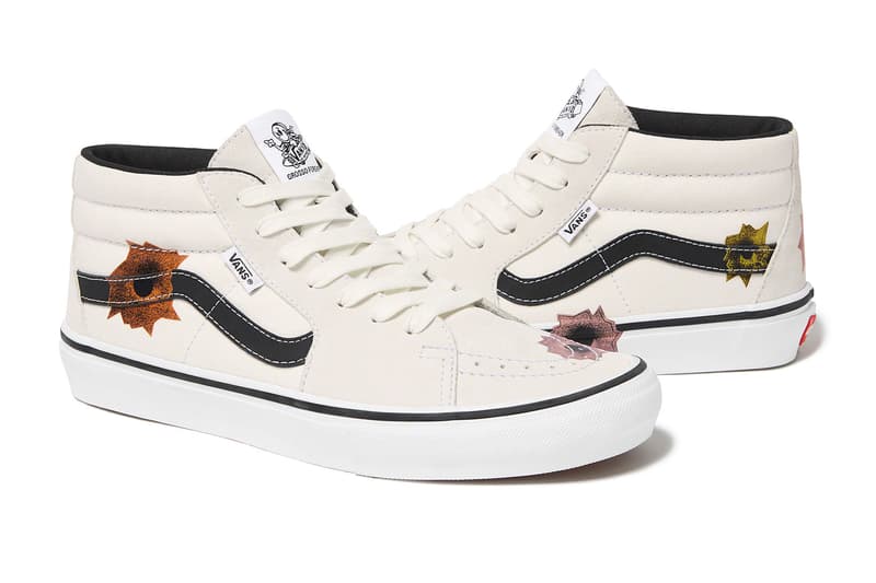 Supreme Vans Skate Grosso Mid Nate Lowman Collaboration Official Images Release Date