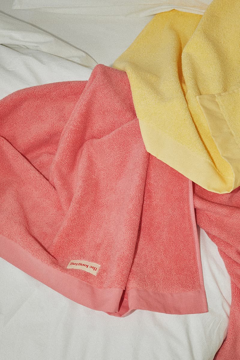 The Longing Sustainable Conscious Towel Brand Fabrics Portugal Pink Yellow Blue White