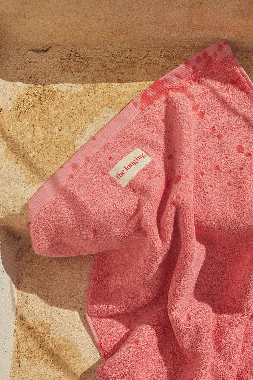 The Longing Sustainable Conscious Towel Brand Fabrics Portugal Pink Yellow Blue White