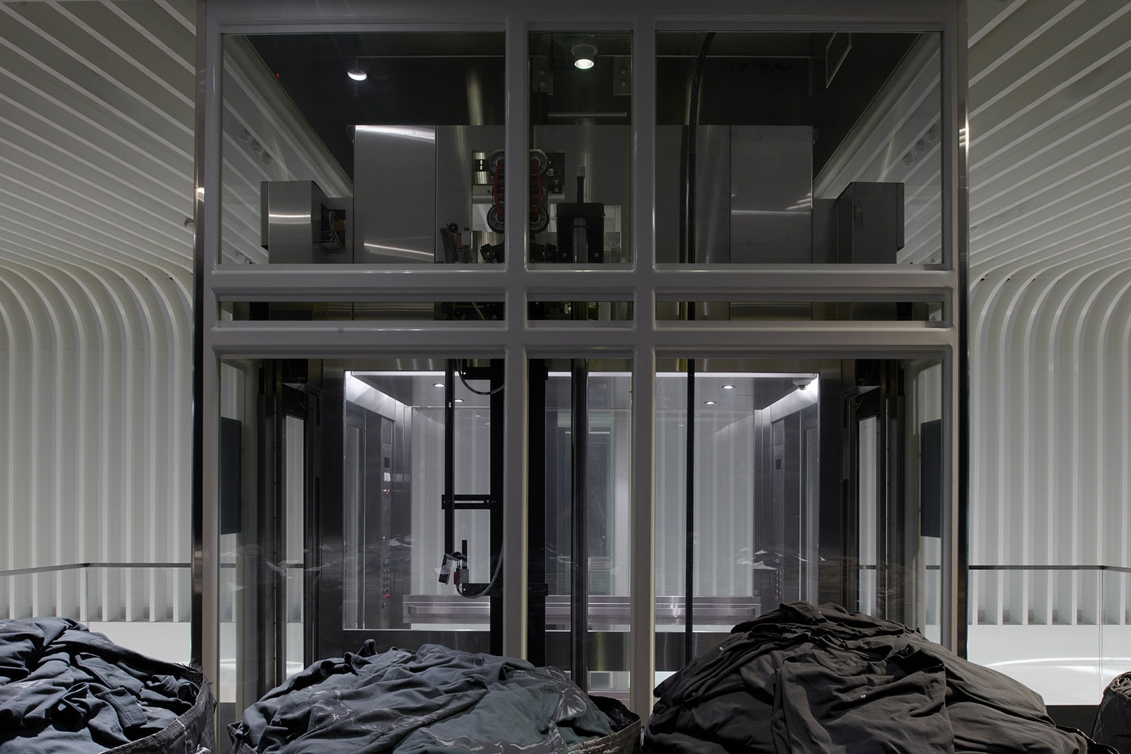 YEEZY GAP Kanye West Times Square Flagship Store NYC Engineered by Balenciaga Photos Info