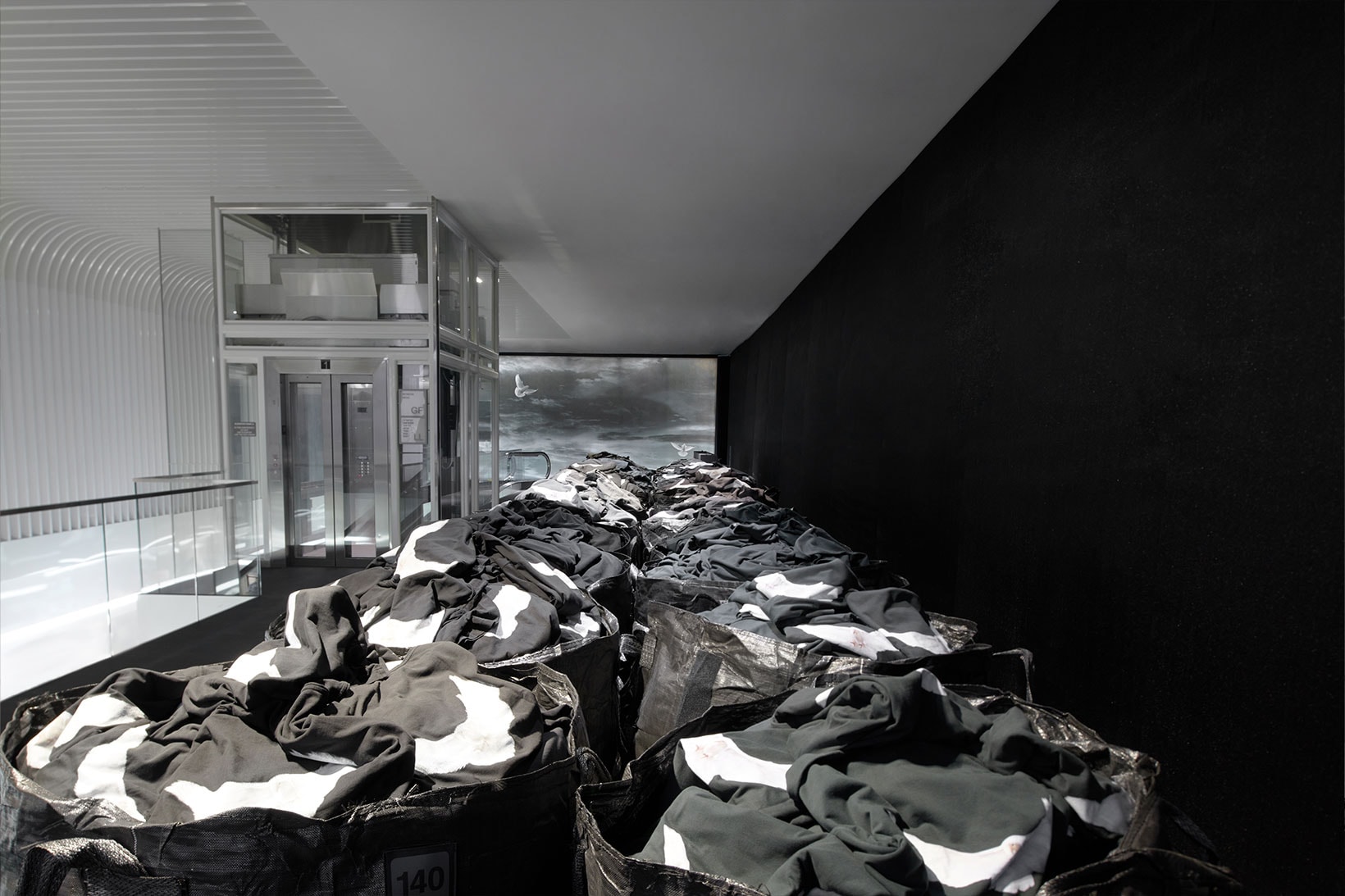 YEEZY GAP Kanye West Times Square Flagship Store NYC Engineered by Balenciaga Photos Info