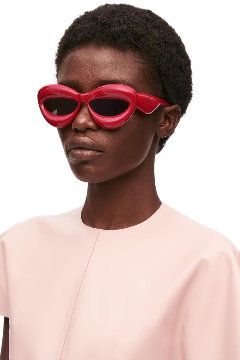 LOEWE EYEWEAR Oversized oval-frame acetate sunglasses | Loewe, Sunglasses  outfit, Eyewear womens