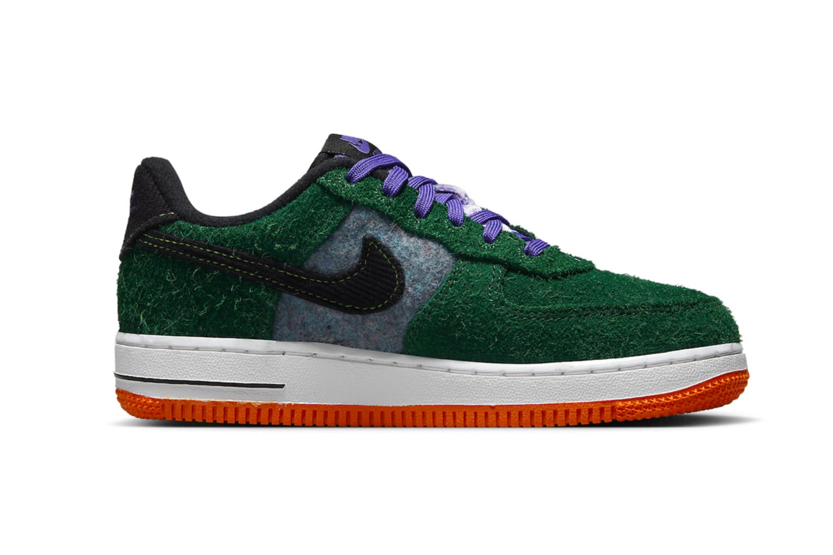 Nike Air Force 1 Low In "Shaggy Green Suede"