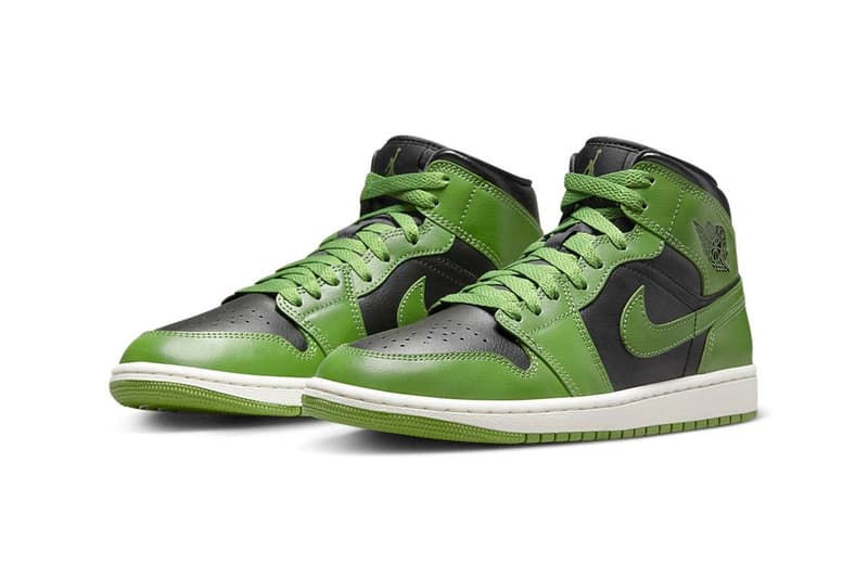 Air Jordan 1 Mid Women's Green Black BQ6472-031 Price Release Info