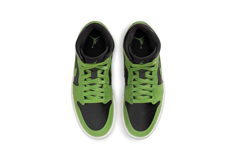 Air Jordan 1 Mid Women's Green Black BQ6472-031 Price Release Info