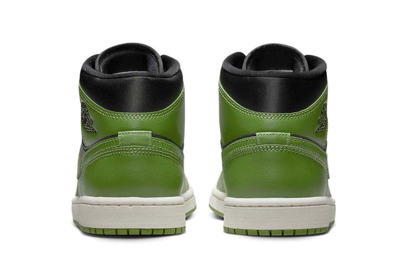 Air Jordan 1 Mid Women's Green Black BQ6472-031 Price Release Info