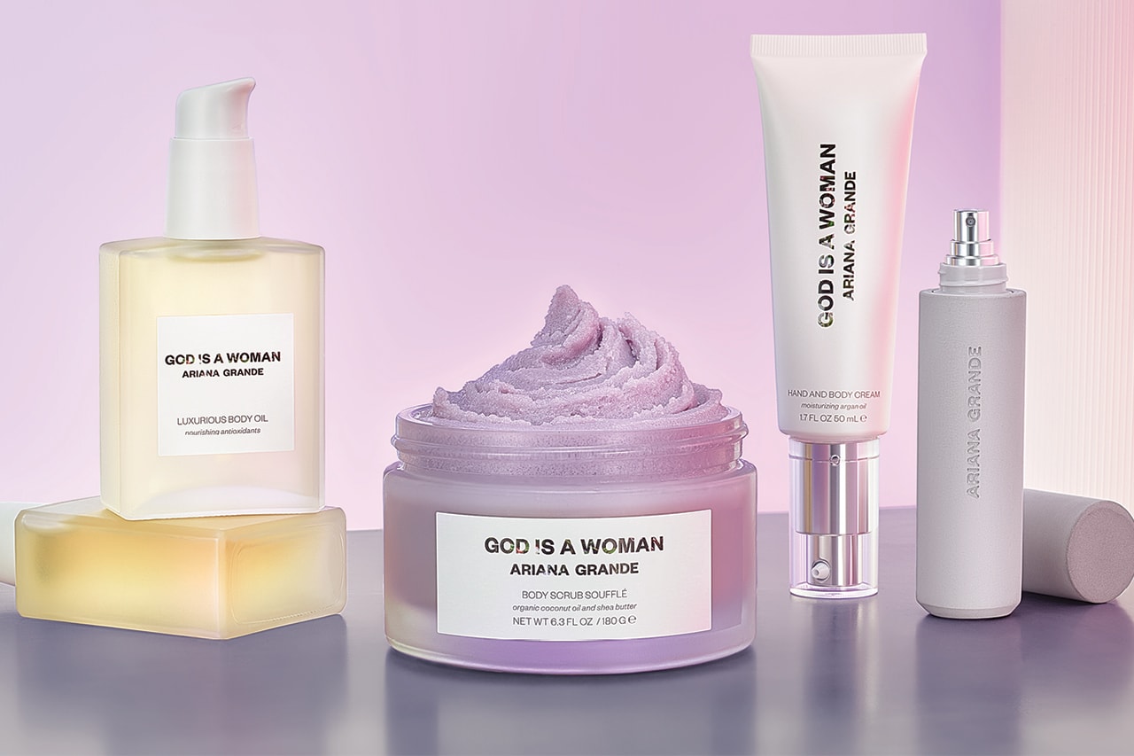 Ariana grande god is a woman body care collection release price info