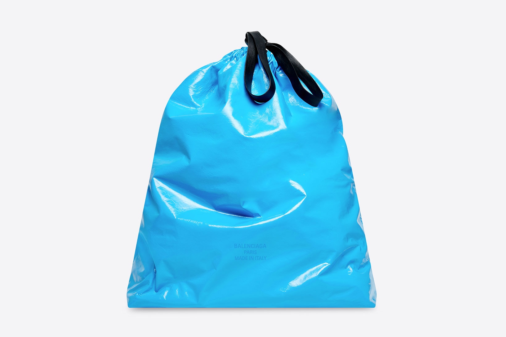 Buy a Balenciaga sack modeled after a plastic garbage bag for $1790