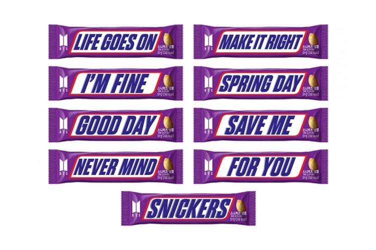 BTS Is Dropping a Limited Collab With Snickers