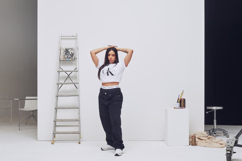 Calvin Klein CK fashion streetwear hypebeast artists Alfie Kungu Rediet Longo RED Rafaella Braga Maïte Marque collaboration monogram print visuals campaign