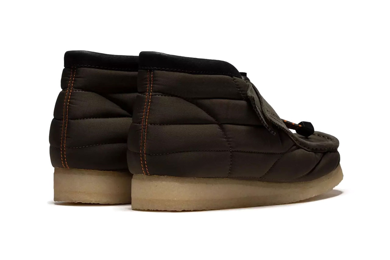 Clarks Originals Wallabees Quilted Black Khaki Where to Buy