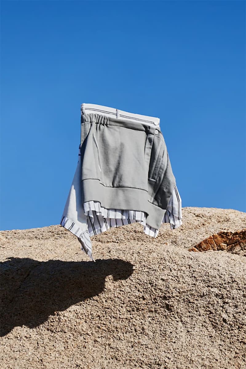 feng chen wang "Re-Work.2" Capsule Collection denim upcycled skirts hoodies t-shirts