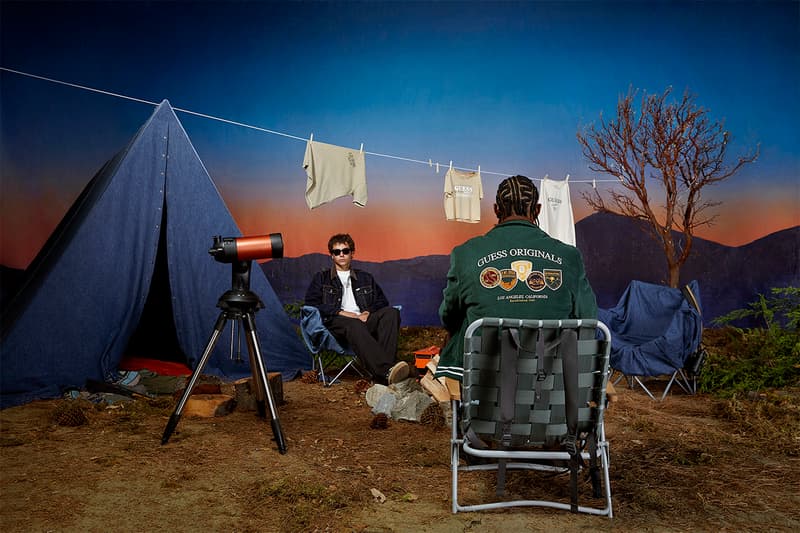 guess originals fall 2022 collection denim carpenter jeans crewnecks jackets corduroy