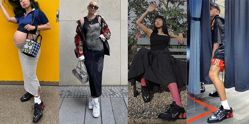 The extraordinary women kicking it in Martine Rose's new Nikes