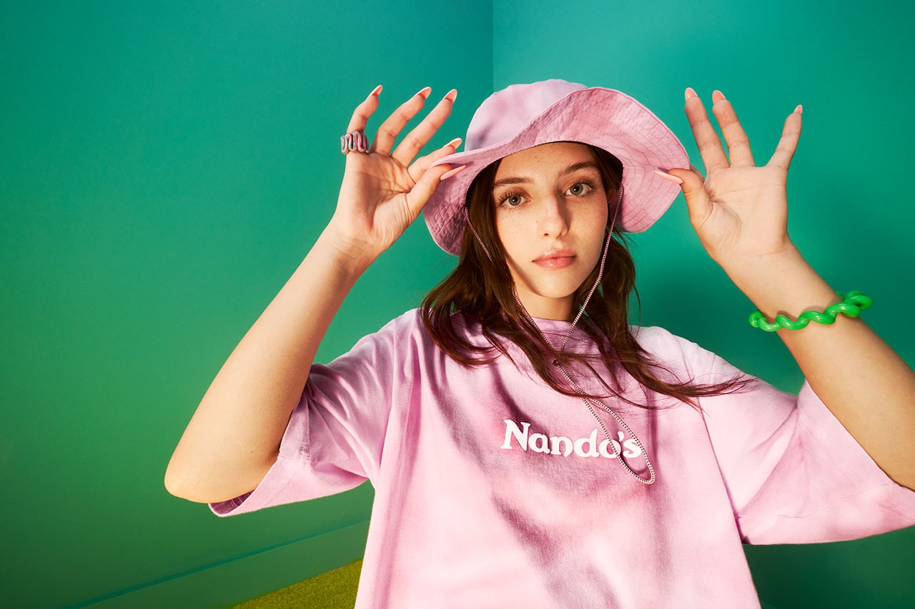 nando's clothing capsule collection t-shirts hats sweatshirts