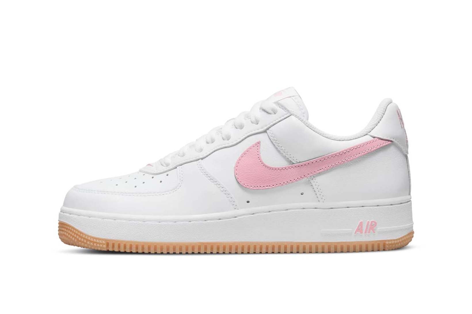 Nike Air Force 1 Low Since 82 White Pink Toothbrush DM0576-101 Price Release Date