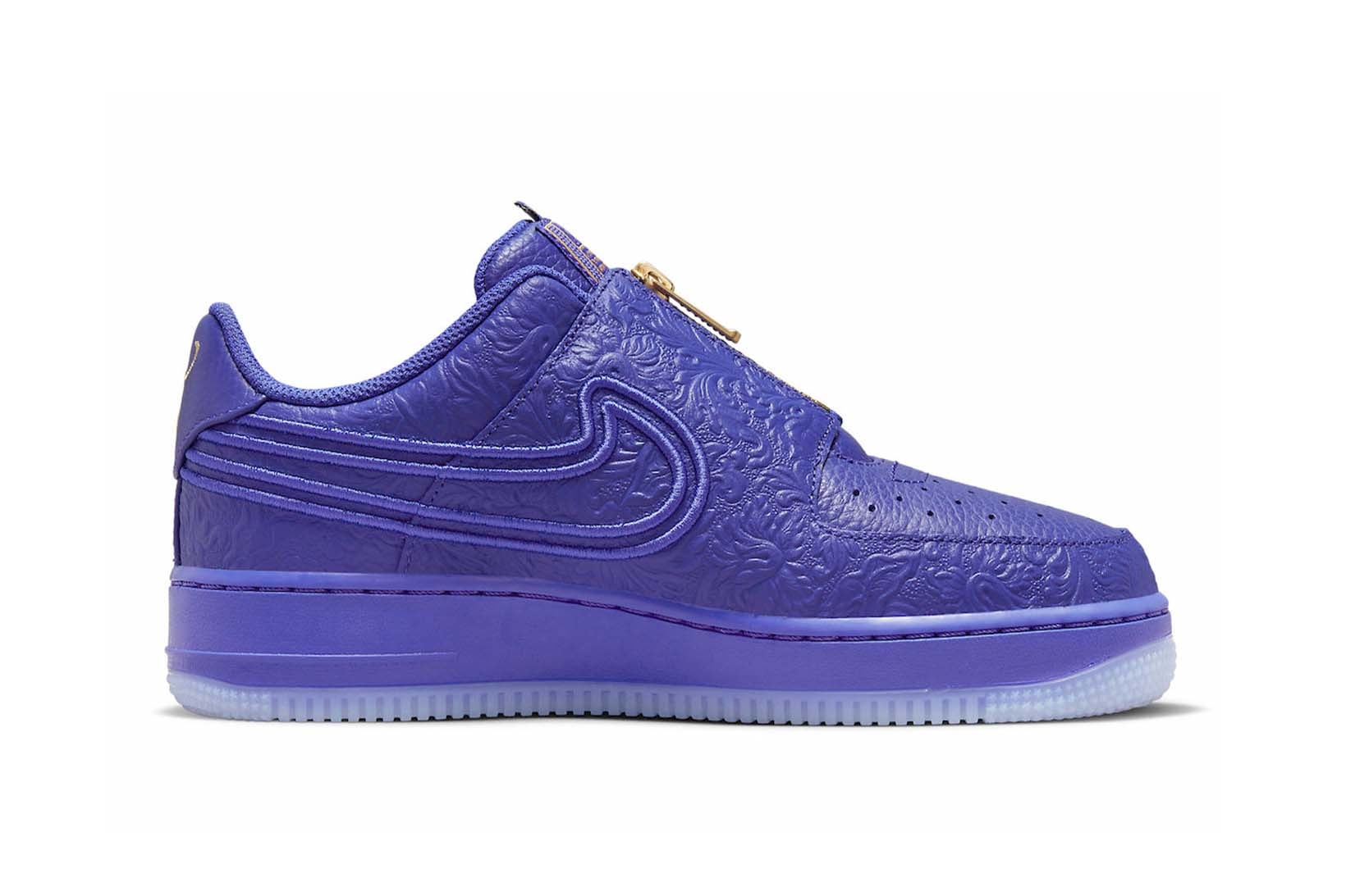 Serena Williams Nike Air Force 1 LXX Zip Lapis Gold dr9842-400 Price Release Info