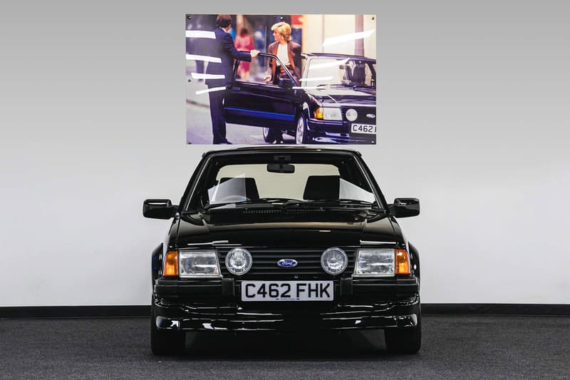 Princess Diana 1985 Ford Escort RS Turbo S1 Car Silverstone Auctions Info