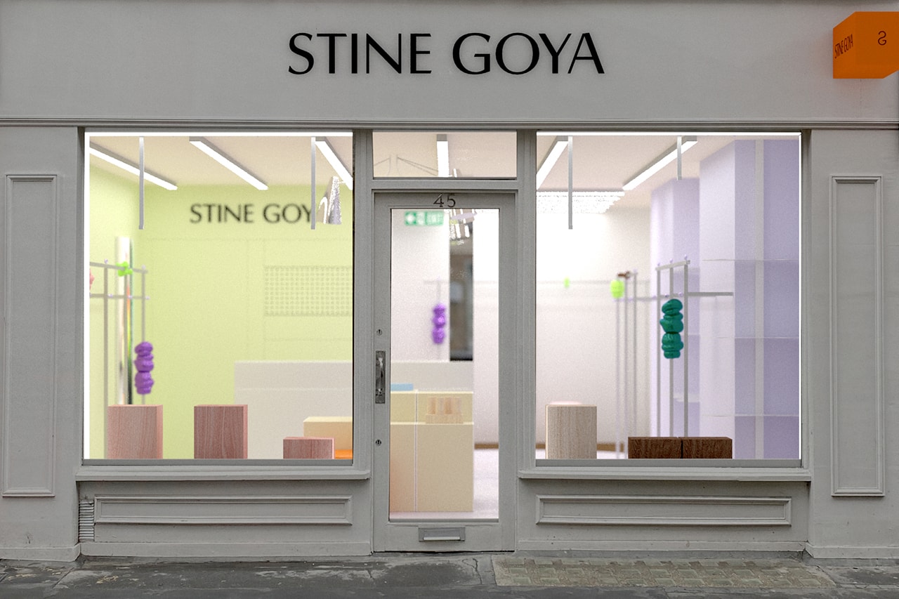 stine goya copenhagen denmark london retail store sustainability 3D printing