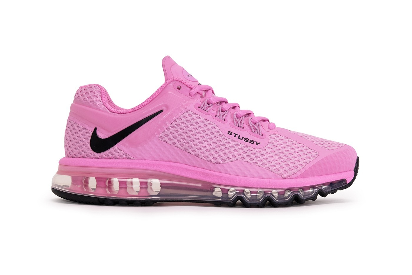 Stüssy Nike Air Max 2013 2015 Fossil Pink Beige Mesh Swoosh