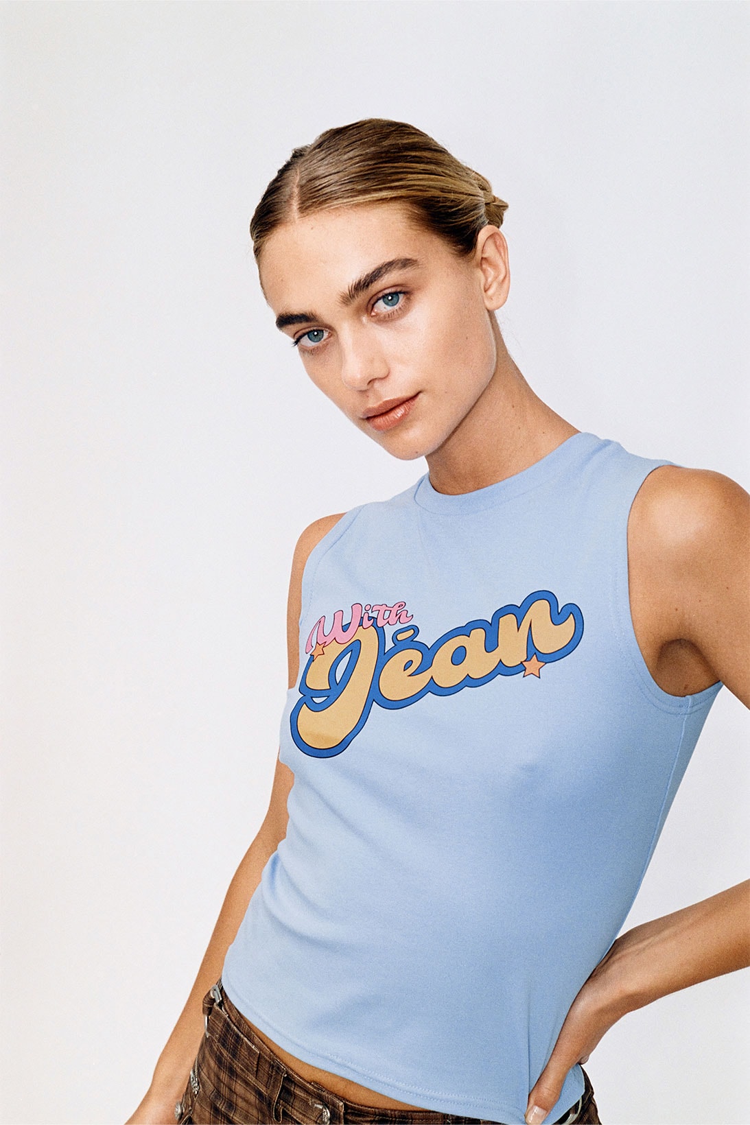 With Jean Tee Shirt Collection Tank Tops Release Where to buy