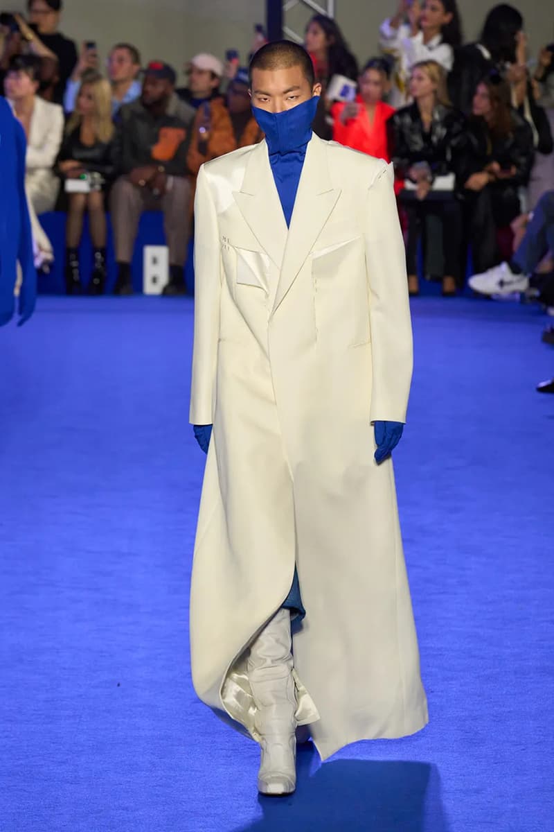 Off-White™'s Spring 2023 Ready-to-Wear collection virgil abloh denim dresses masks suits skirts