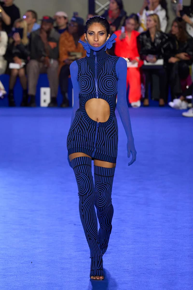 Off-White™'s Spring 2023 Ready-to-Wear collection virgil abloh denim dresses masks suits skirts