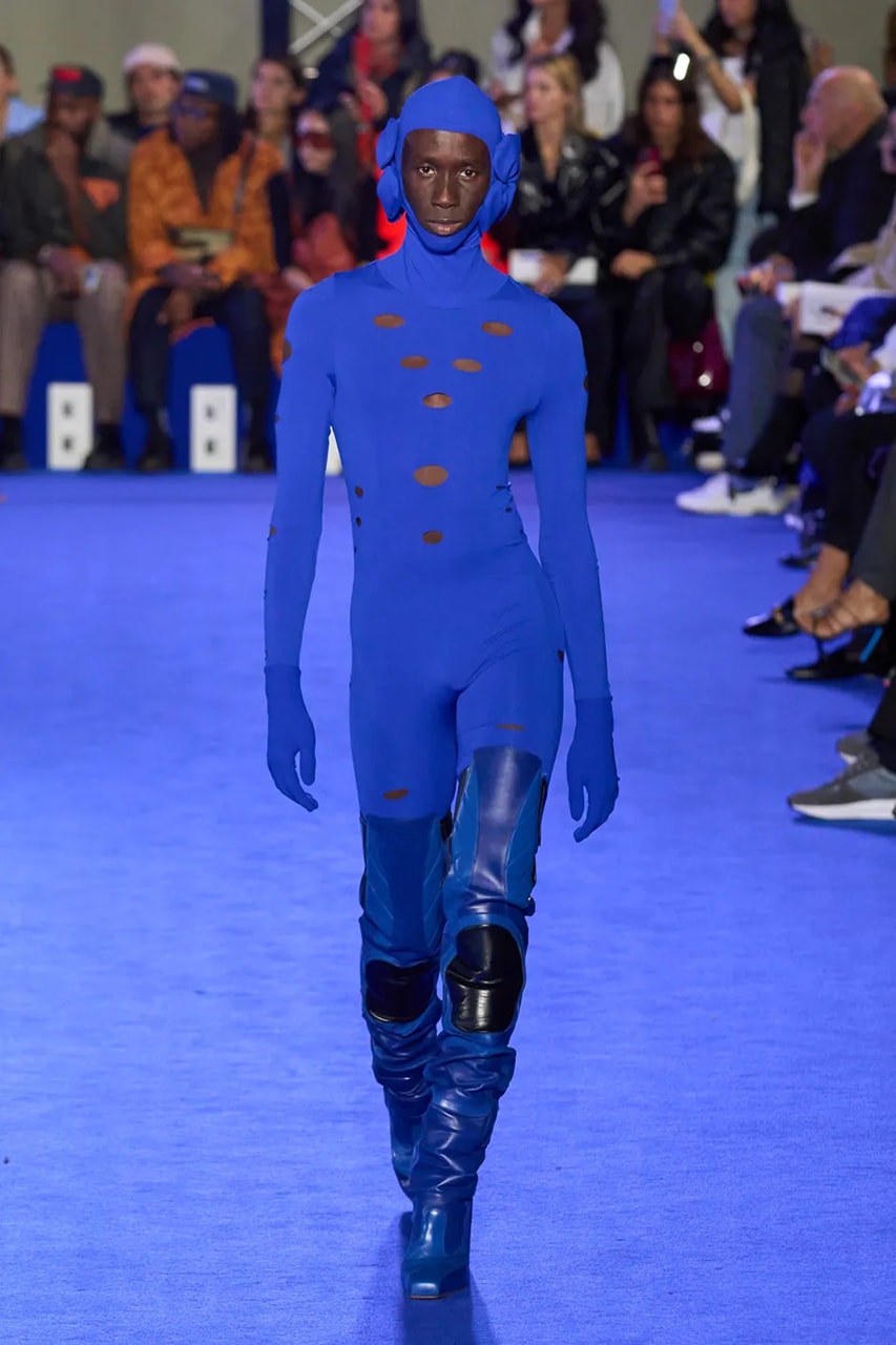 Off-White™'s Spring 2023 Ready-to-Wear collection virgil abloh denim dresses masks suits skirts