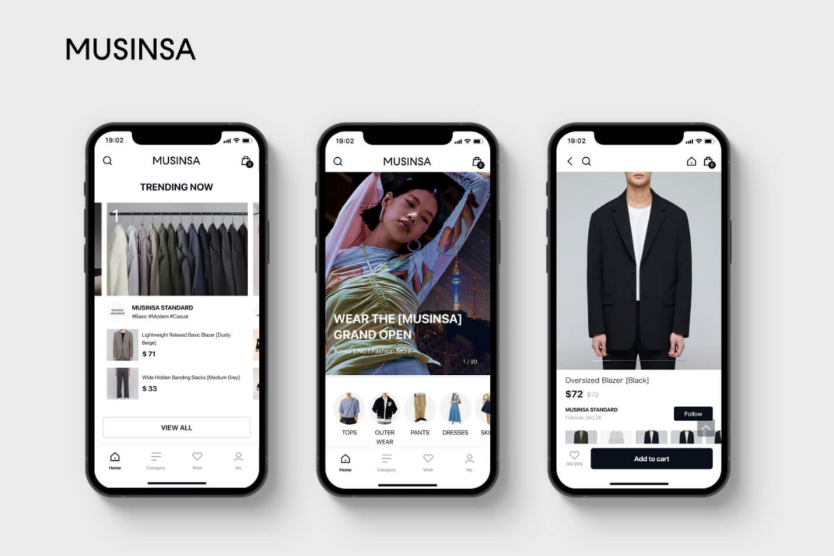 Korean Fashion Store MUSINSA Mobile App Release 