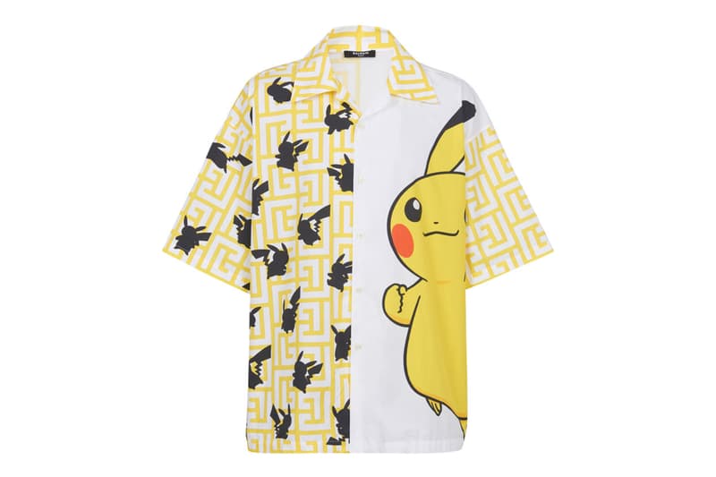 Balmain x Pokémon Collab Sneakers Outerwear Sweatshirt Release