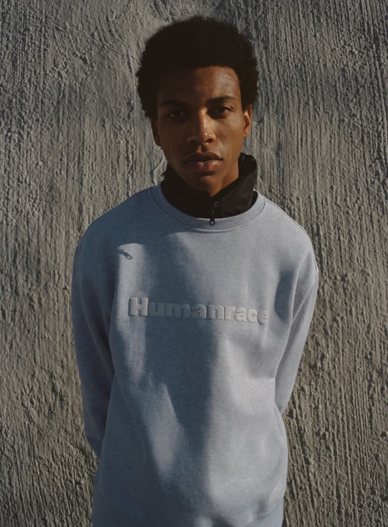 adidas pharrell williams footwear collab t-shirts jumpers jersey crew necks