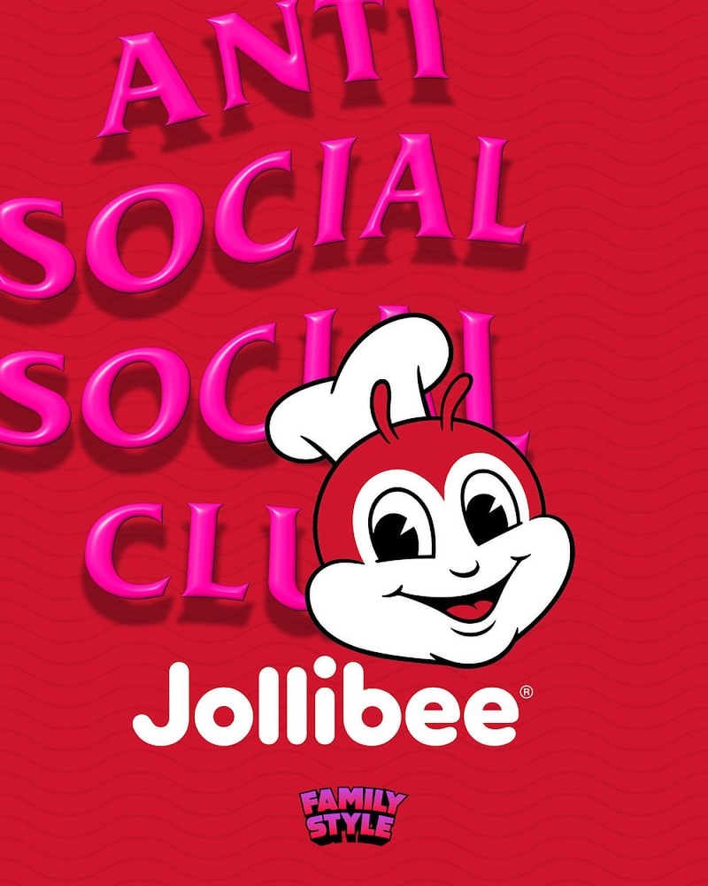 Anti Social Social Club Jollibee Collaboration Family Style Food Festival Los Angeles Teaser Info