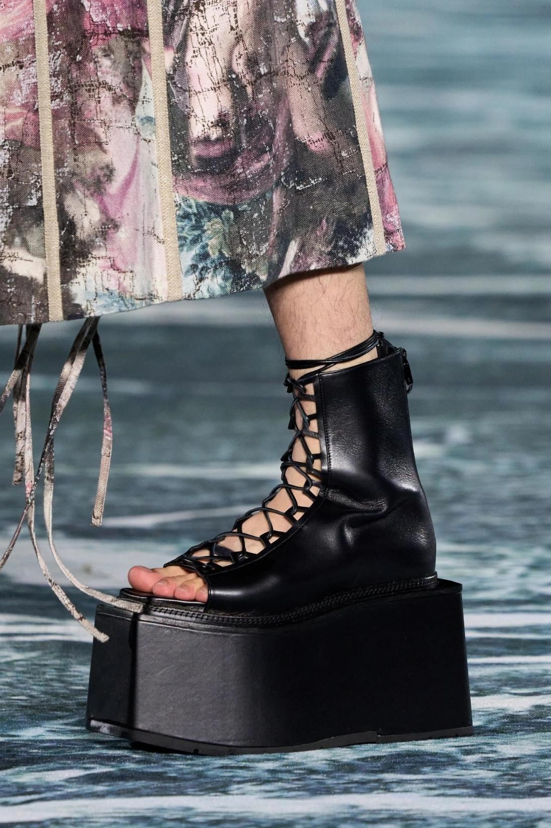 Balmain Olivier Rousteing Spring Summer 2023 Paris Fashion Week Sandals Heels Boots Platforms