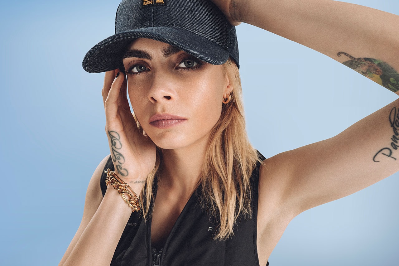G-Star fall collection cara delevingne denim campaign clothes  
