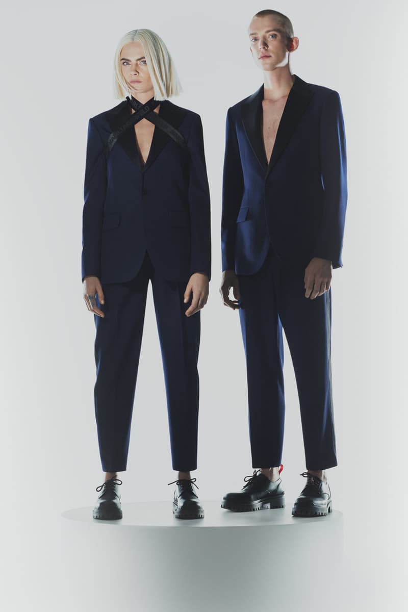 cara delevingne karl lagerfeld cara loves karl capsule collection lookbook genderless inclusive suits