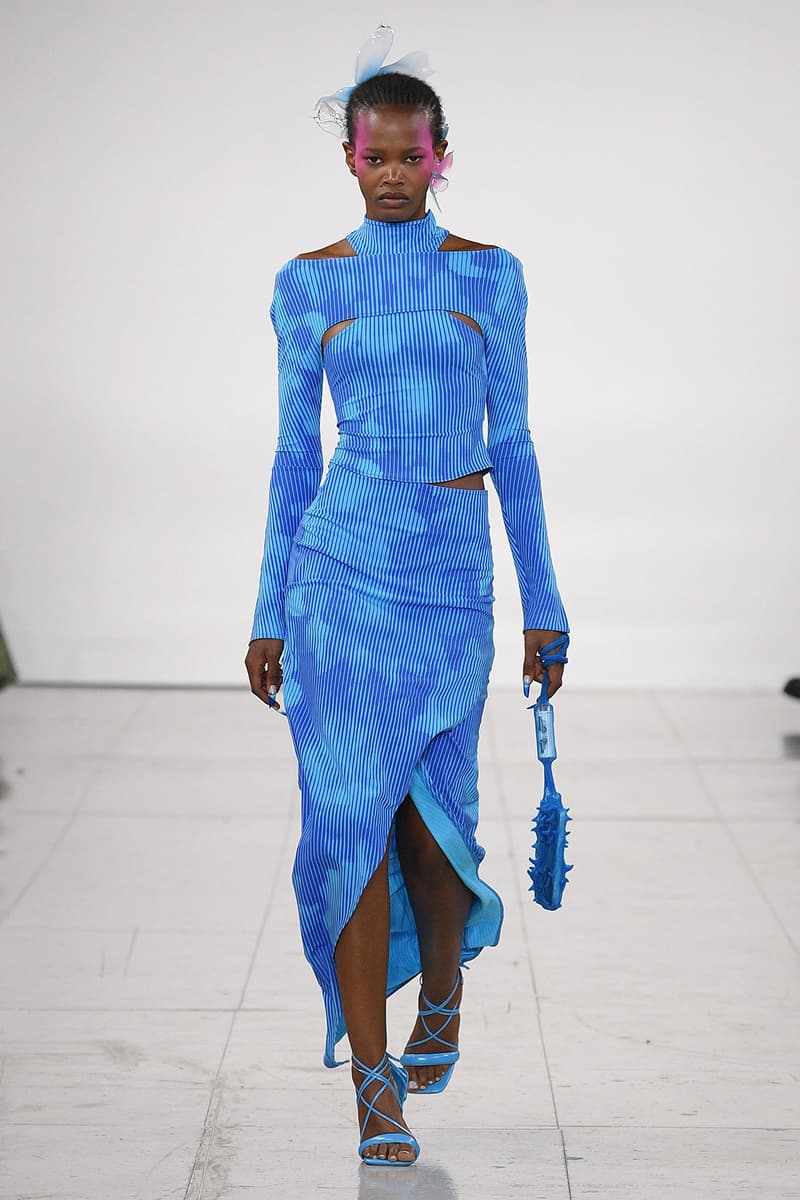 Chet Lo Spring/Summer 2023 baai-san London Fashion Week Runway Debut Images 