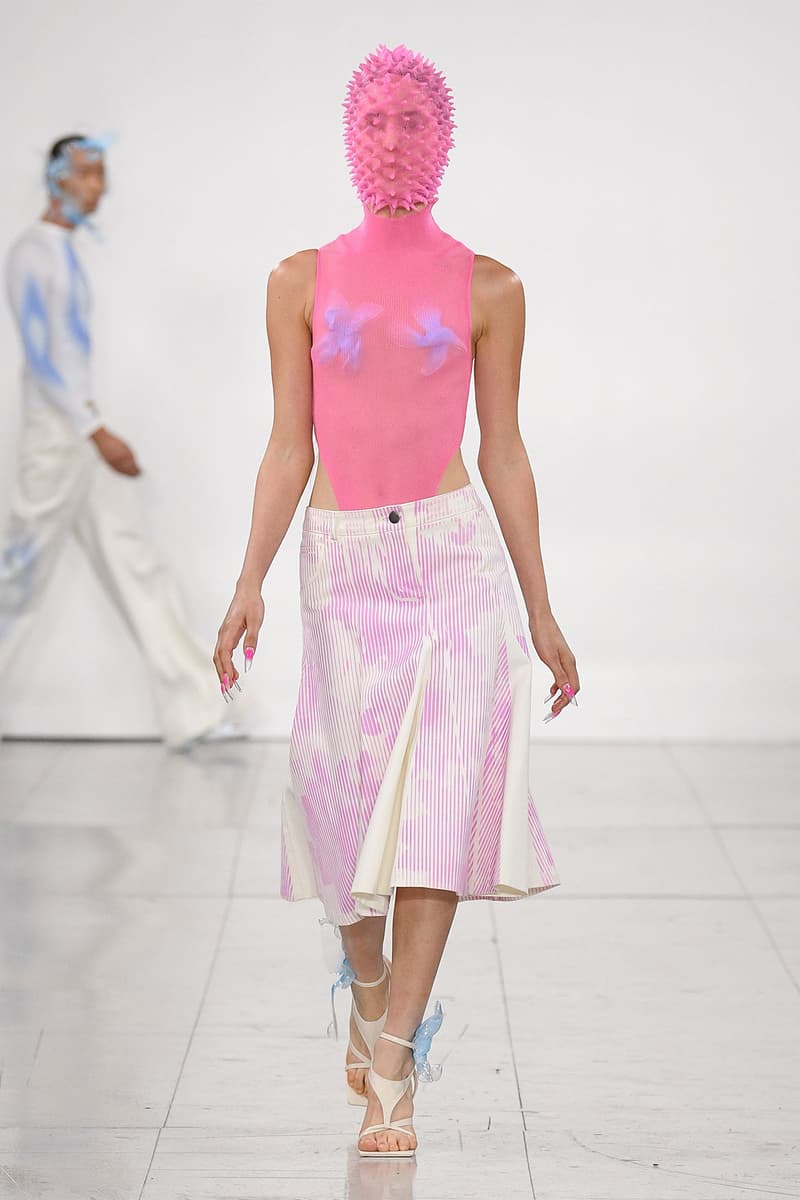 Chet Lo Spring/Summer 2023 baai-san London Fashion Week Runway Debut Images 