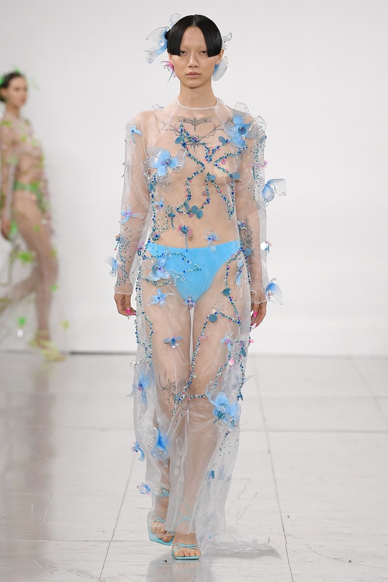 Chet Lo Spring/Summer 2023 baai-san London Fashion Week Runway Debut Images 