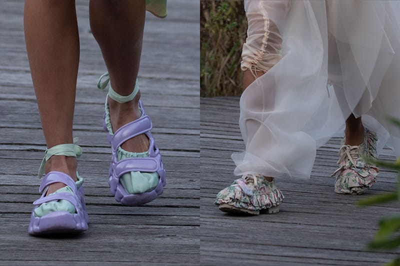 Collina Strada Debuts Eco-Friendly Collabs With Virón and Melissa on SS23 Runway