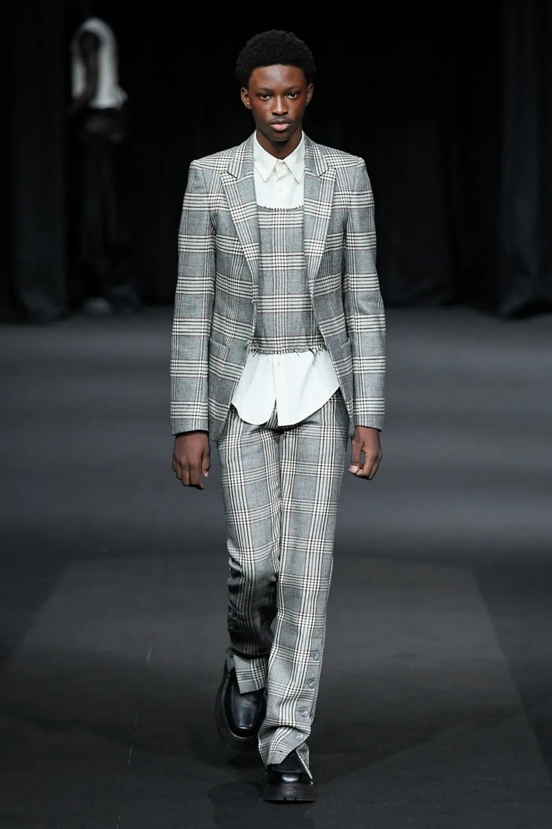 daniel fletcher ss23 london fashion week runway outfits suits jackets