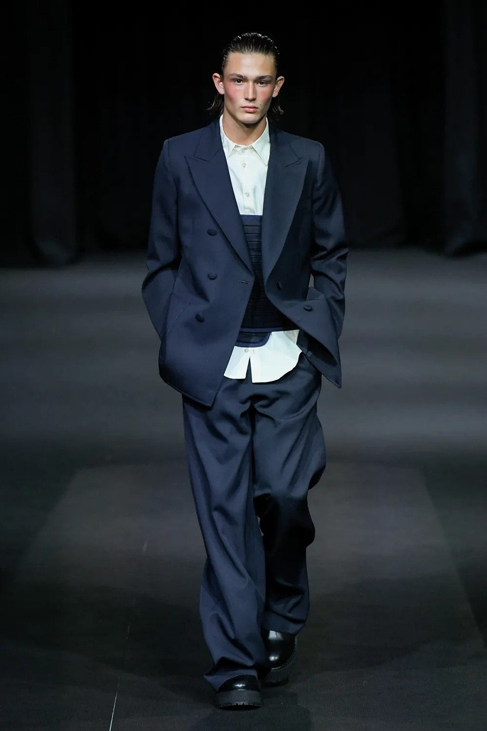 daniel fletcher ss23 london fashion week runway outfits suits jackets