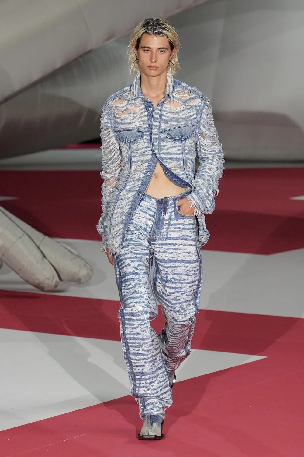 diesel spring summer 2023 showcase milan fashion week giant inflatable