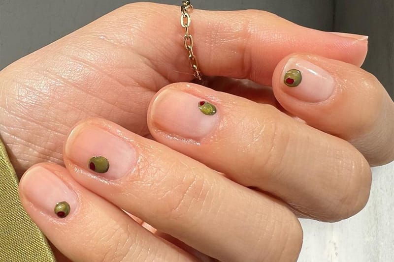 Fall 2022 Trend Prediction: "Dirty Martini" Nails Will Be Served With Denim Jeans Instead of Vodka