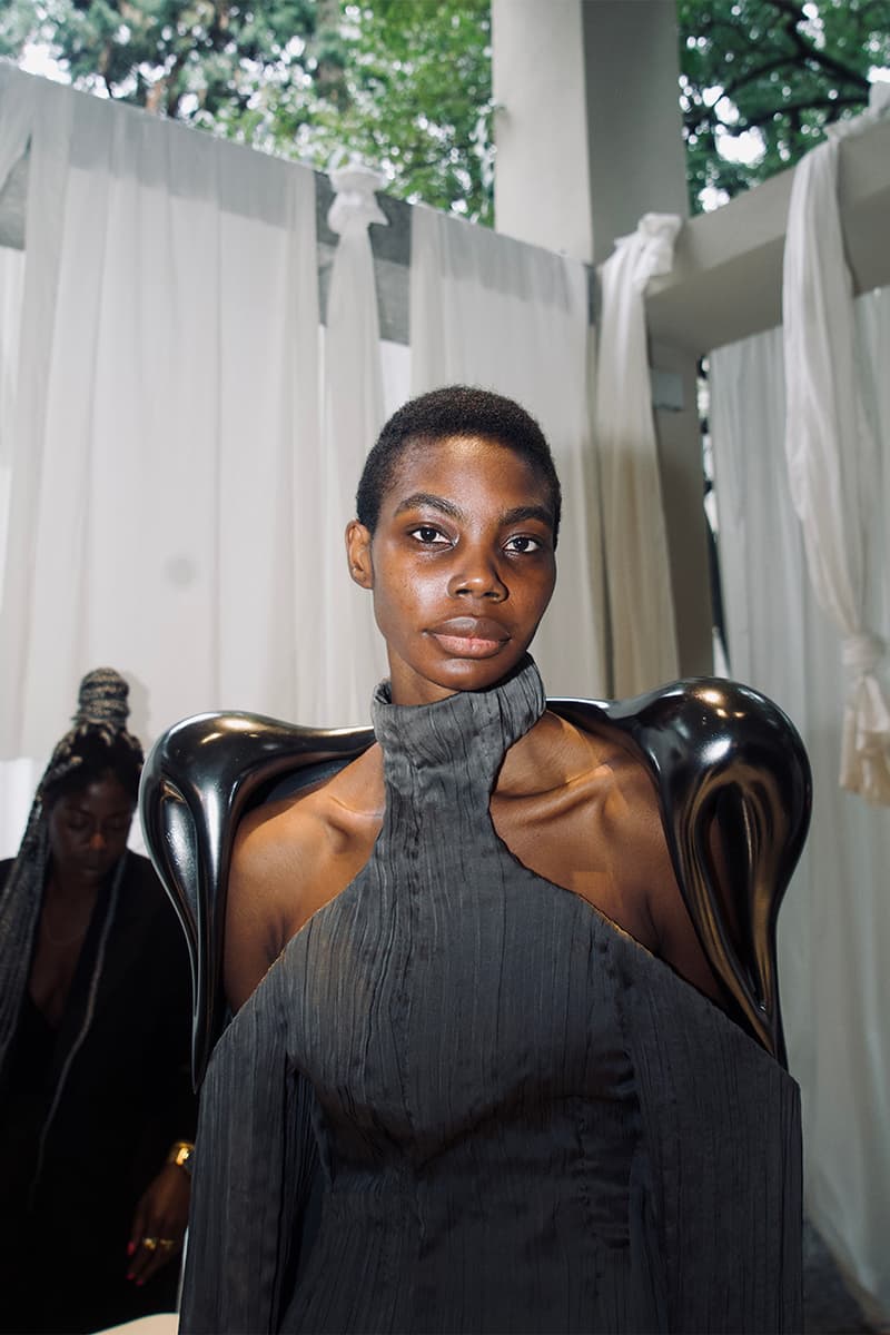 Han Kjøbenhavn spring summer runway collection backstage images