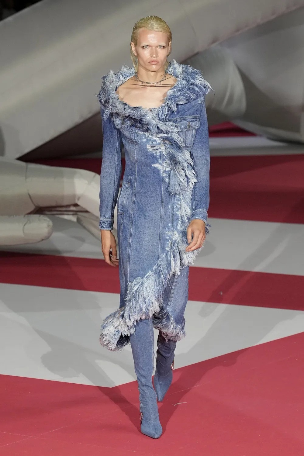 diesel spring summer 2023 showcase milan fashion week giant inflatable
