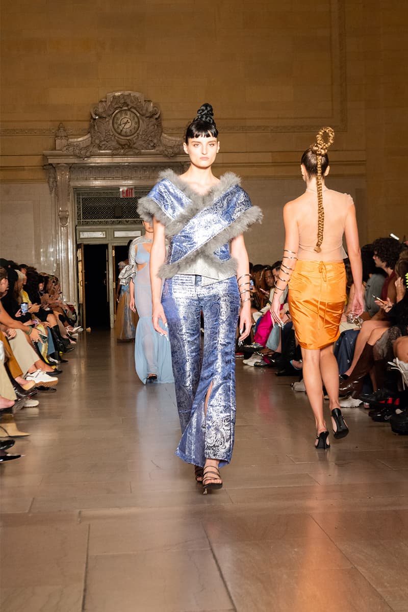 kim shui spring summer 2023 new york fashion week runway afterpay crowdsourced dress nft