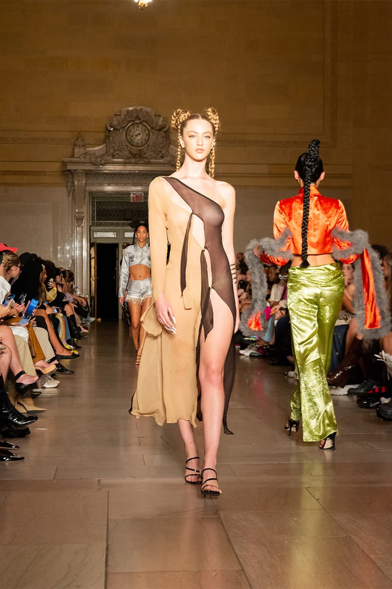 kim shui spring summer 2023 new york fashion week runway afterpay crowdsourced dress nft