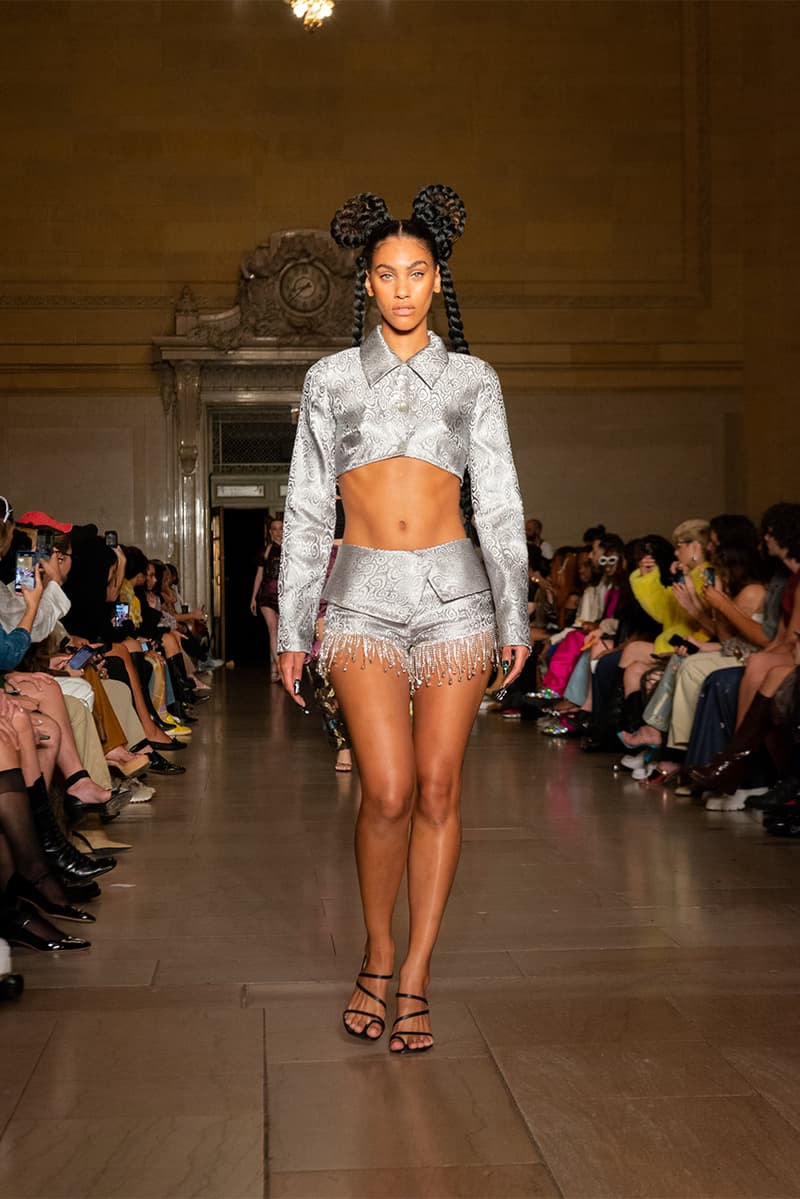 kim shui spring summer 2023 new york fashion week runway afterpay crowdsourced dress nft